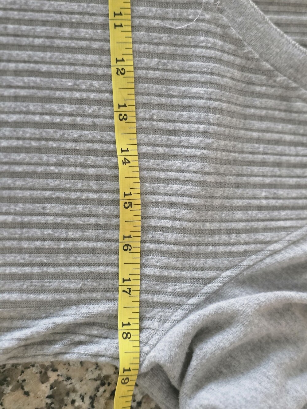 Democracy Ribbed V-Neck Sweater in Light Gray - Picture 5 of 6